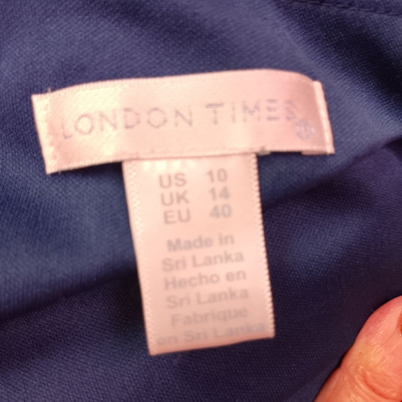 London Times Yellow Flutter Sleeve Midi Dress - Picture 5 of 6